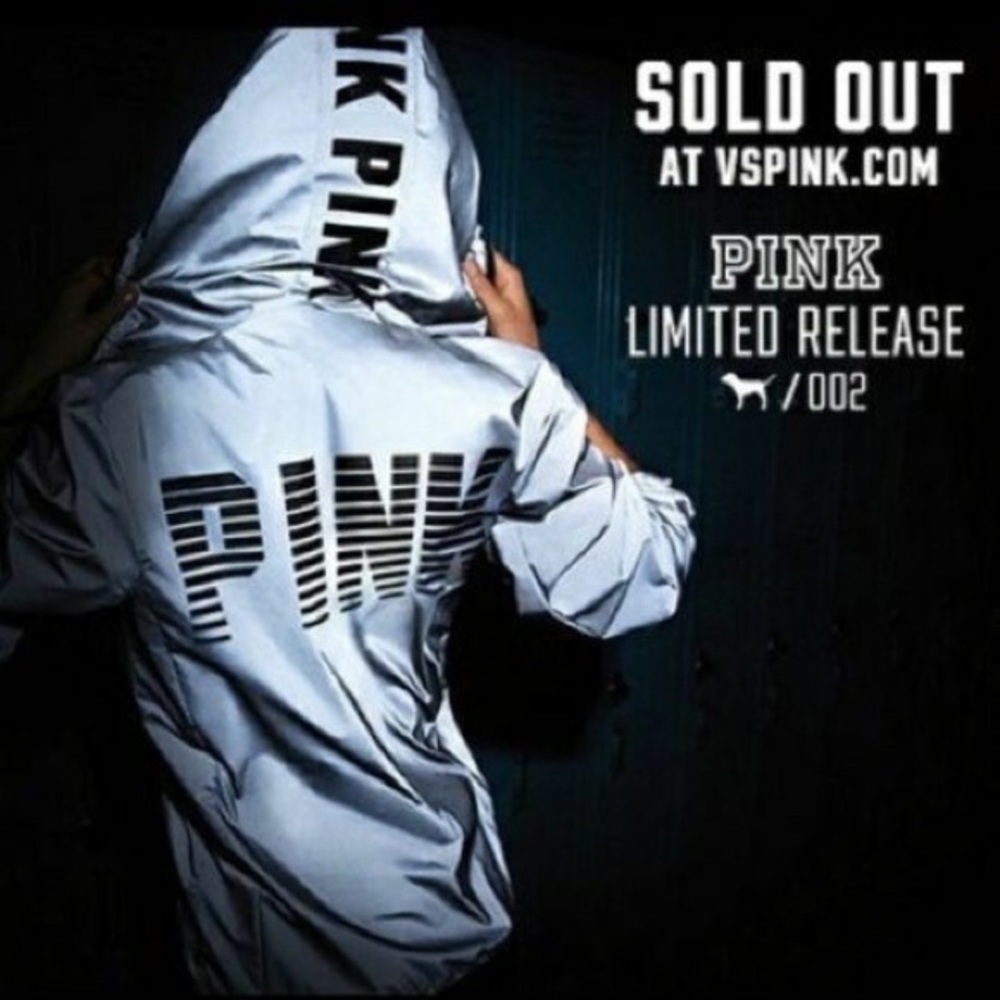 Victoria’s Secret Pink reflective anorak 002
